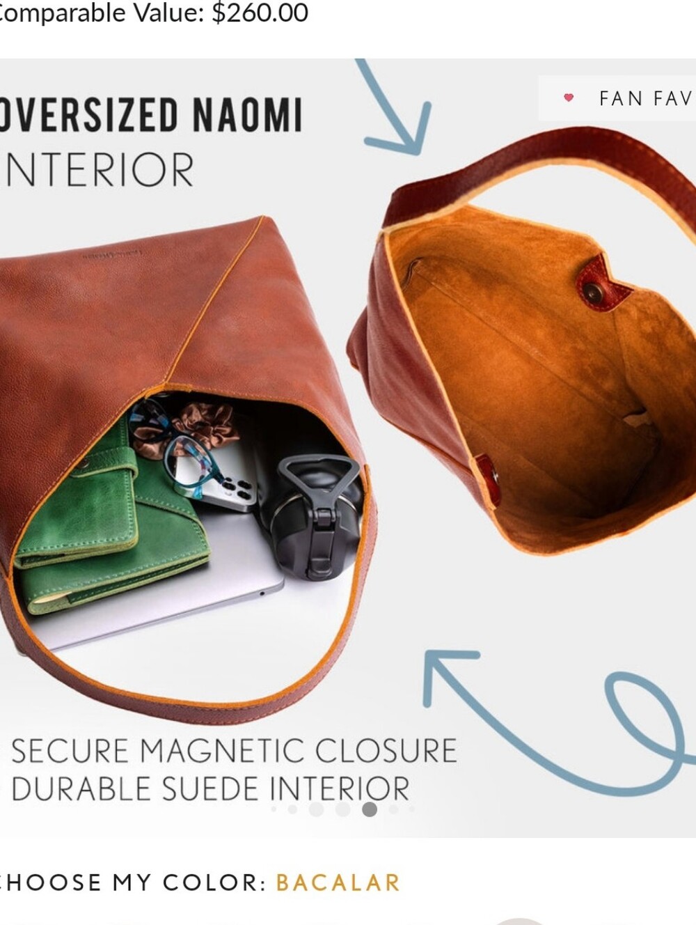 Portland Leather Goods Oversized Naomi Bacalar Green - Picture 11 of 16
